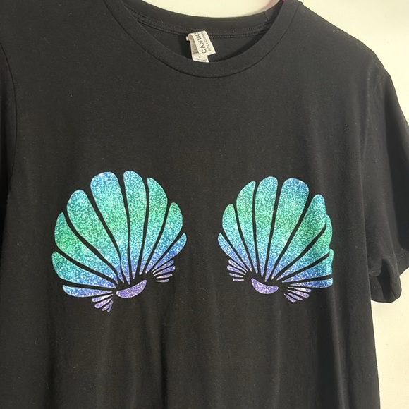 Bella Canvas Mermaid Cotton T Shirt - Picture 2 of 2